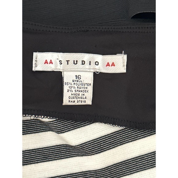 AA Studio Dress Womens 16 Striped - Picture 8 of 9